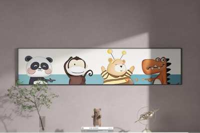 现代儿童装饰画3D模型下载